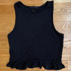 Forever21 Black Crop Top